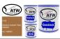 Preview: Ford, Medium Saddle Pearl Metallic, AZ / M6581: 1L Lackdose + 1L Klarlack + 500ml Härter - Set, von ATW Autoteile West.